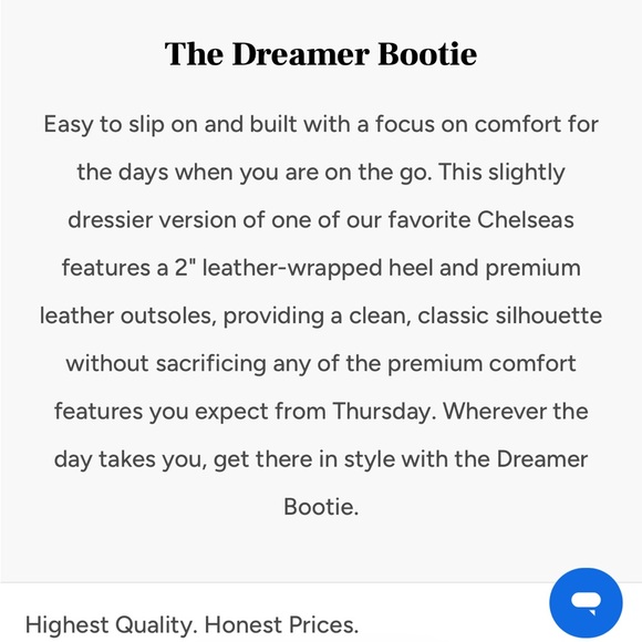 Thursday Boot Company Black Dreamer Bootie Size 6 - Picture 5 of 10